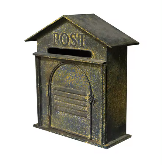 Cast Iron Wall-Mounted Mailbox